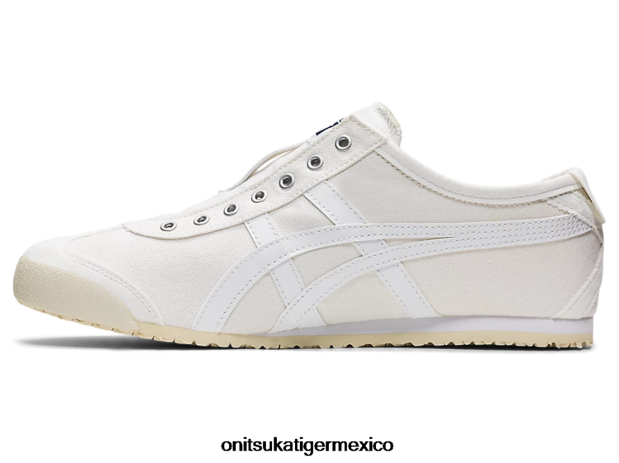 Onitsuka Tiger zapatos 4P8D6N6 blanco unisexo México 66 sin cordones
