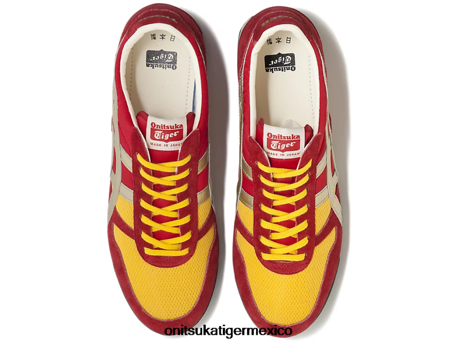 Onitsuka Tiger zapatos 4P8D6N60 rojo clásico/oro puro unisexo último 81 nm