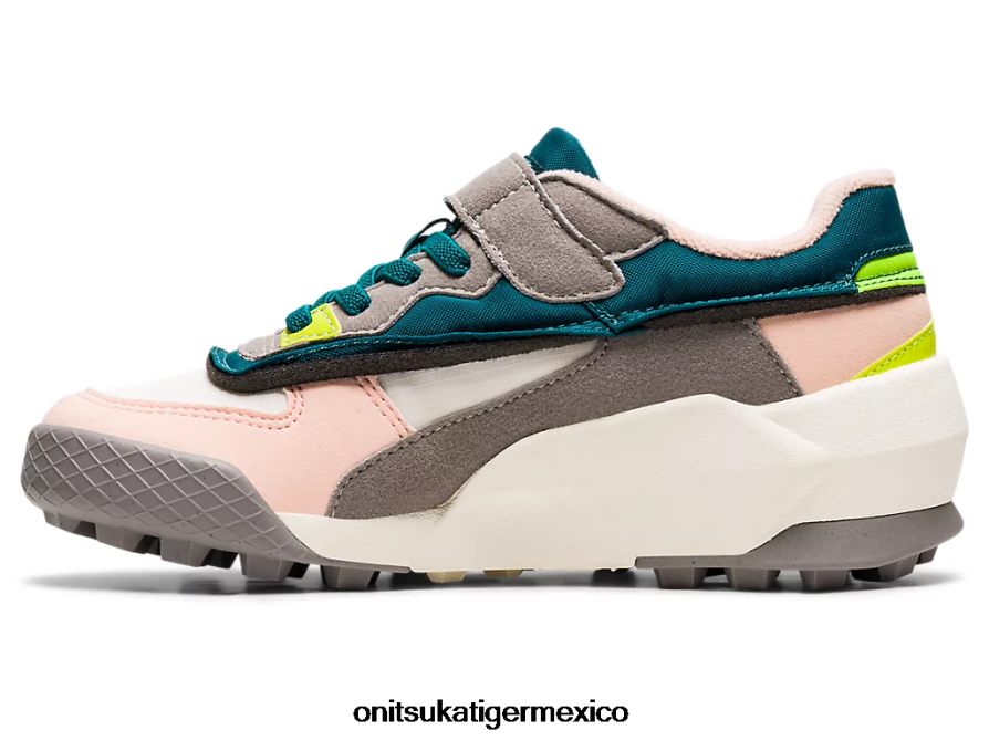 Onitsuka Tiger zapatos 4P8D6N619 pino aterciopelado/brisa niños corredor de mezcla