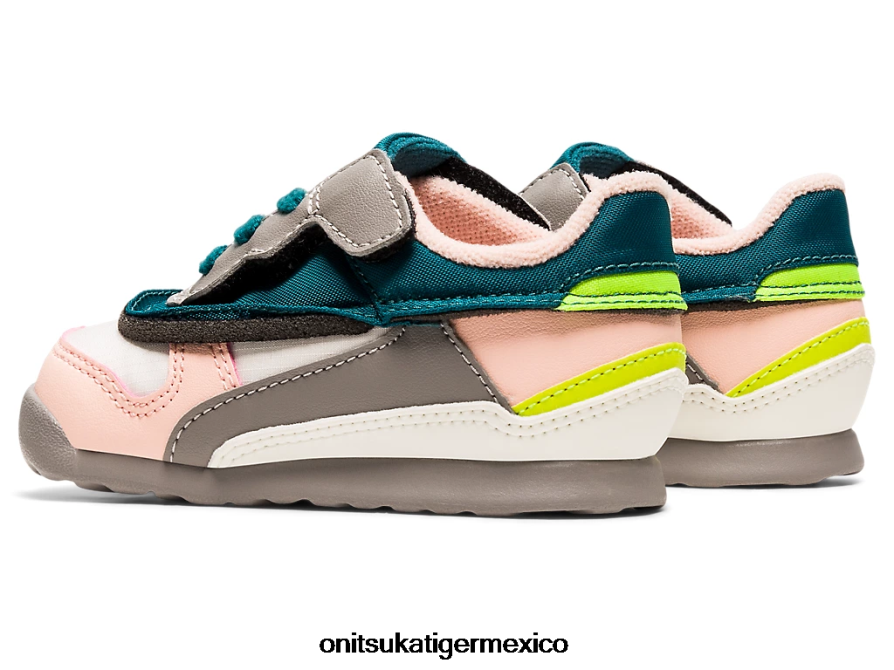 Onitsuka Tiger zapatos 4P8D6N620 pino aterciopelado/brisa niños corredor de mezcla