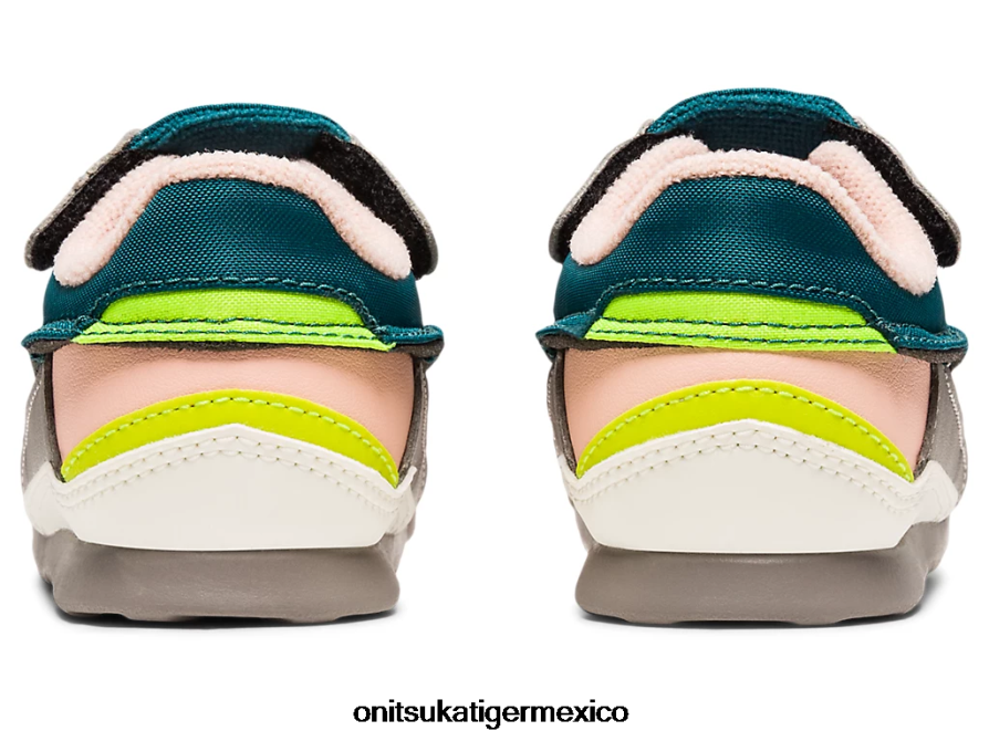 Onitsuka Tiger zapatos 4P8D6N620 pino aterciopelado/brisa niños corredor de mezcla