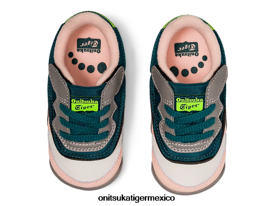 Onitsuka Tiger zapatos 4P8D6N620 pino aterciopelado/brisa niños corredor de mezcla