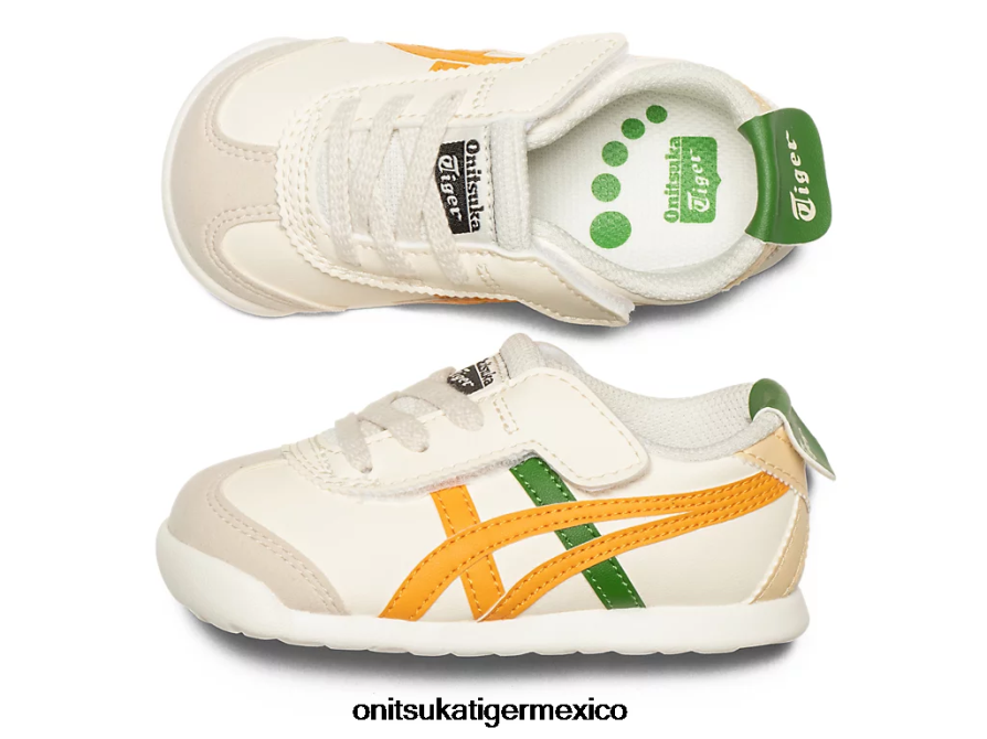 Onitsuka Tiger zapatos 4P8D6N623 crema/cítricos niños México 66