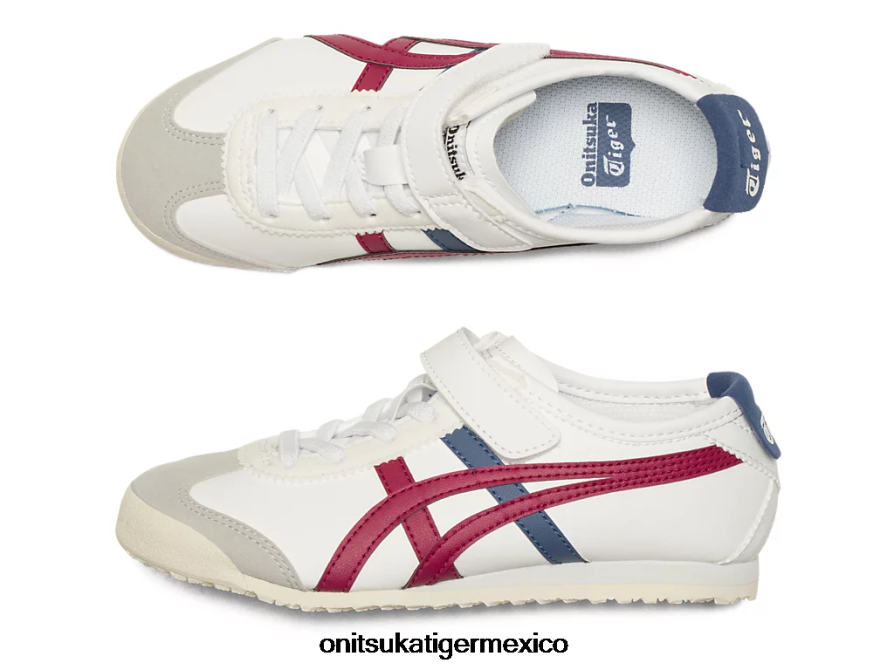 Onitsuka Tiger zapatos 4P8D6N625 bayas blancas/secas niños México 66