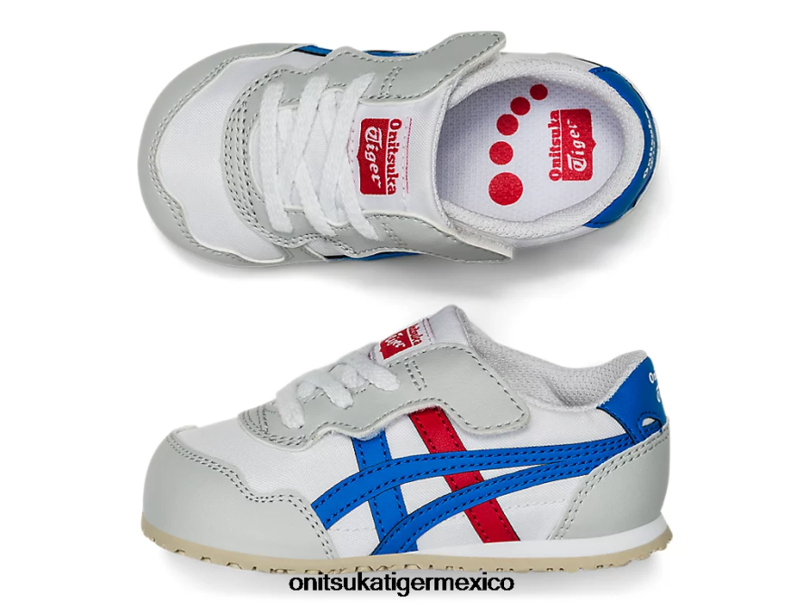 Onitsuka Tiger zapatos 4P8D6N629 blanco/azul directorio niños serrano