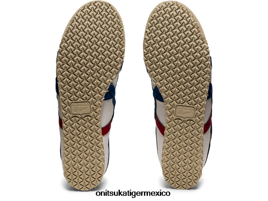 Onitsuka Tiger zapatos 4P8D6N63 blanco/tricolor unisexo México 66 sin cordones