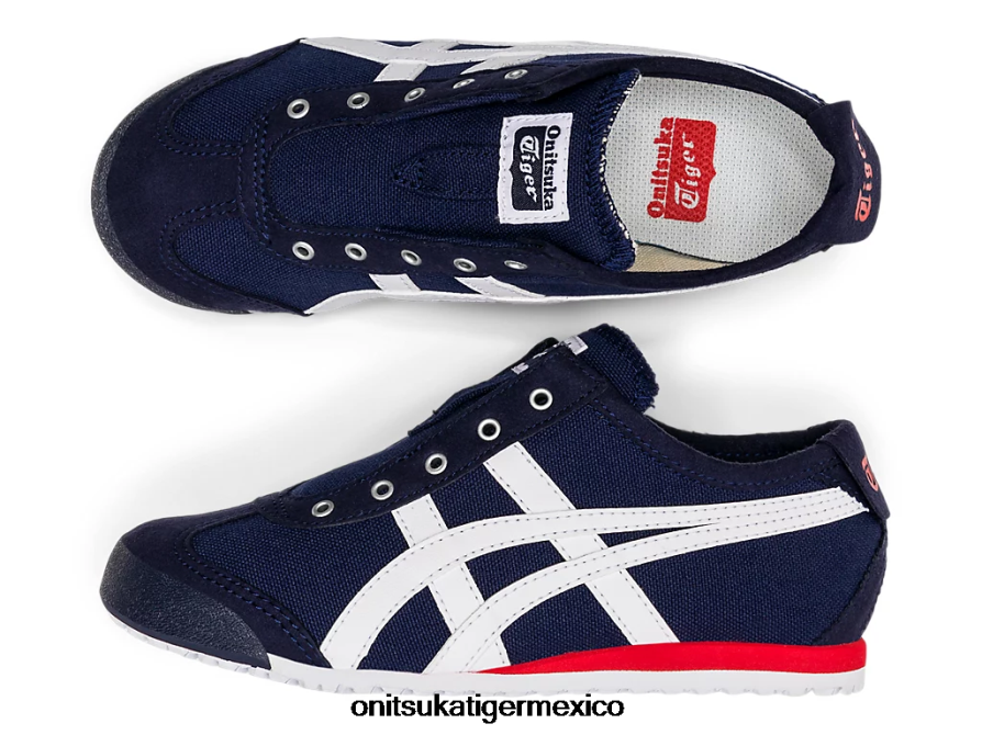 Onitsuka Tiger zapatos 4P8D6N635 chaquetón/blanco niños México 66 sin cordones