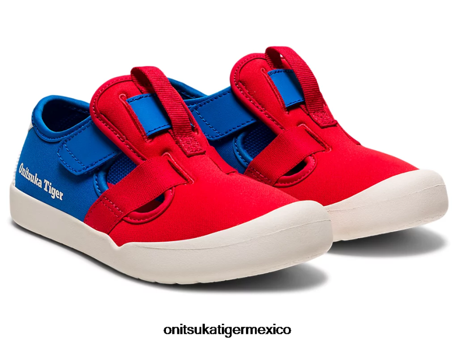Onitsuka Tiger zapatos 4P8D6N642 rojo clásico/azul directorio niños sandalia méxico 66