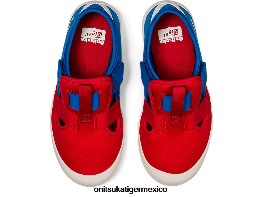 Onitsuka Tiger zapatos 4P8D6N642 rojo clásico/azul directorio niños sandalia méxico 66