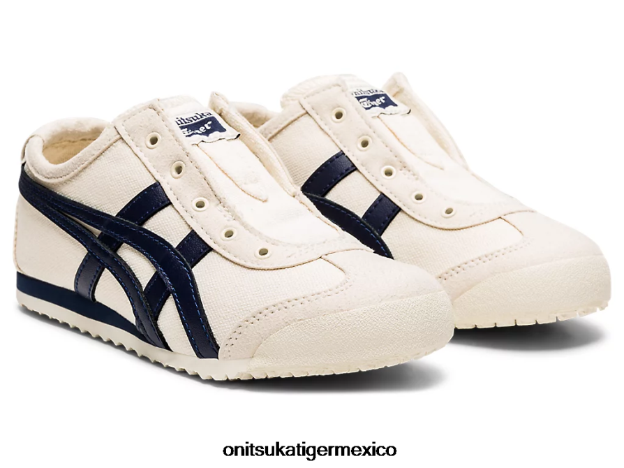 Onitsuka Tiger zapatos 4P8D6N644 abedul/medianoche niños México 66 sin cordones