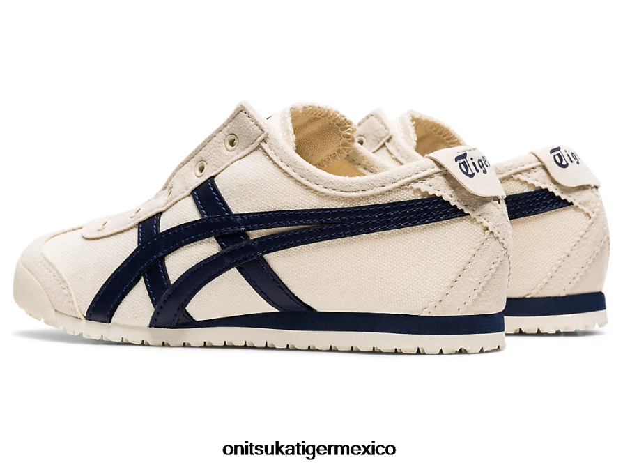 Onitsuka Tiger zapatos 4P8D6N644 abedul/medianoche niños México 66 sin cordones