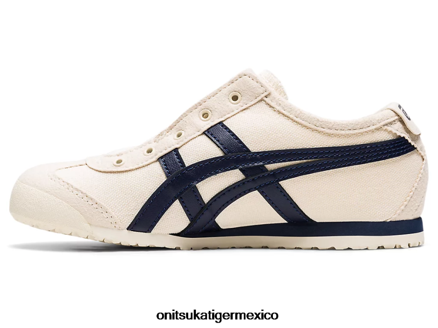 Onitsuka Tiger zapatos 4P8D6N644 abedul/medianoche niños México 66 sin cordones