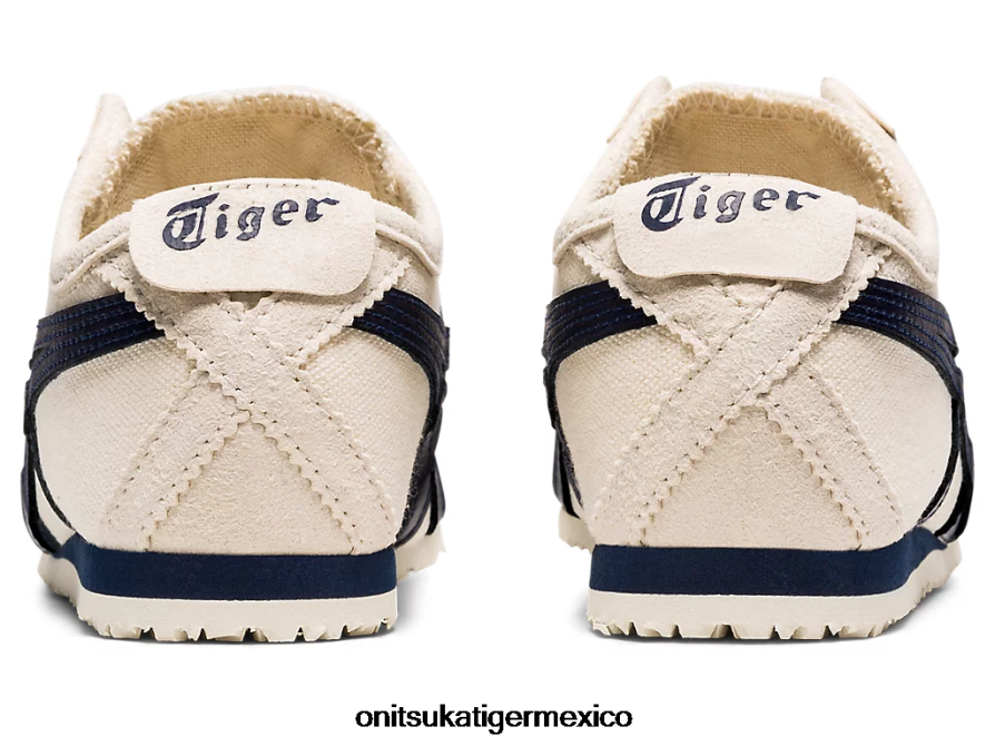 Onitsuka Tiger zapatos 4P8D6N644 abedul/medianoche niños México 66 sin cordones