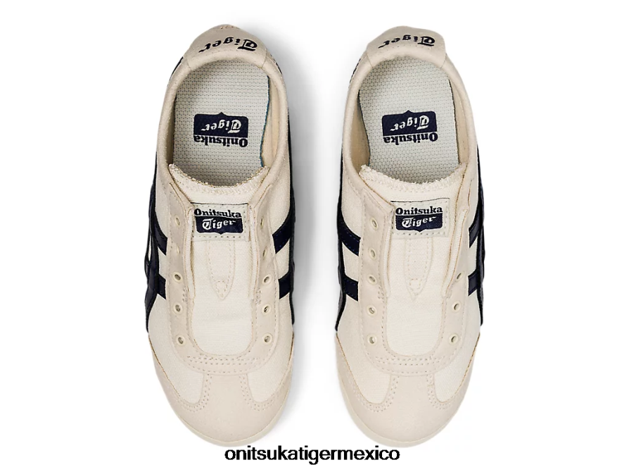 Onitsuka Tiger zapatos 4P8D6N644 abedul/medianoche niños México 66 sin cordones
