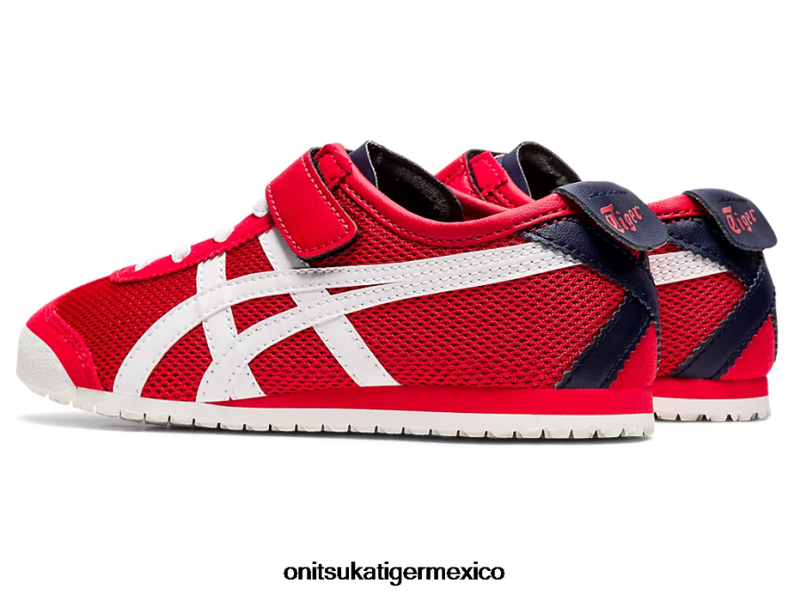 Onitsuka Tiger zapatos 4P8D6N645 clásico rojo/blanco niños México 66