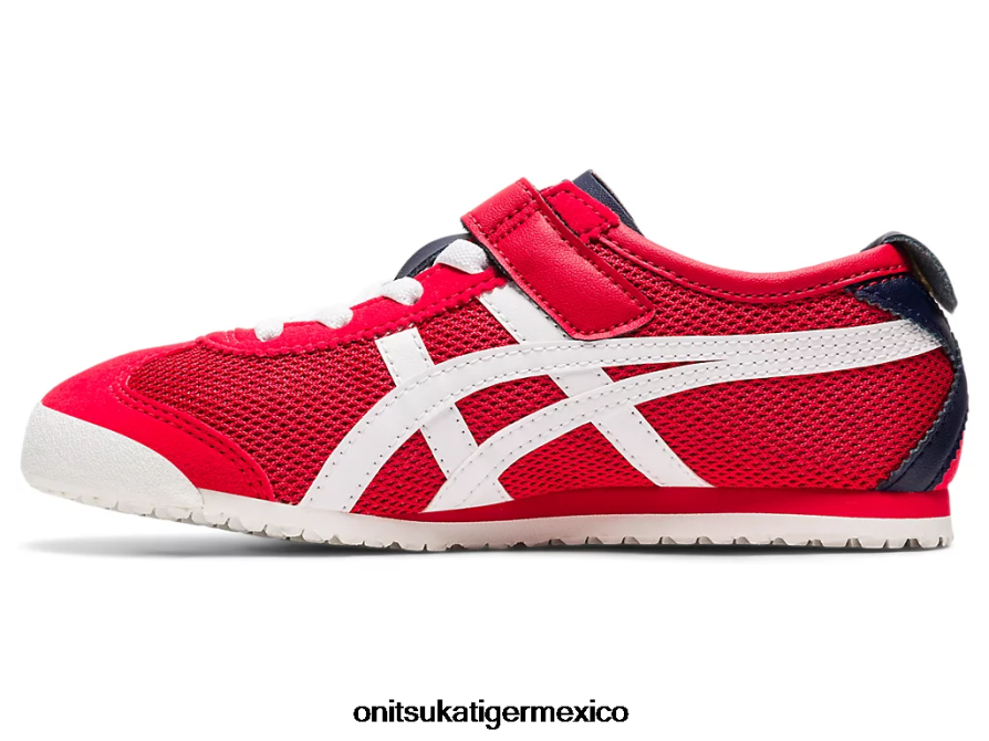 Onitsuka Tiger zapatos 4P8D6N645 clásico rojo/blanco niños México 66