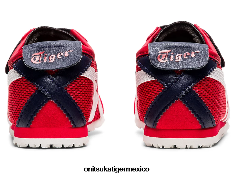 Onitsuka Tiger zapatos 4P8D6N645 clásico rojo/blanco niños México 66