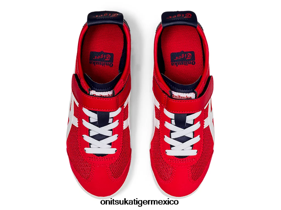Onitsuka Tiger zapatos 4P8D6N645 clásico rojo/blanco niños México 66