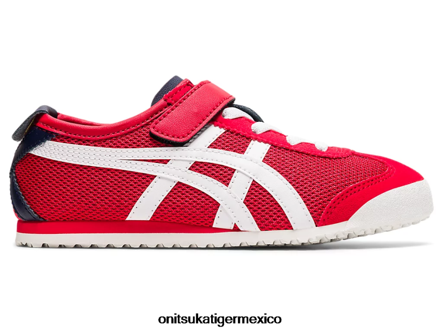 Onitsuka Tiger zapatos 4P8D6N645 clásico rojo/blanco niños México 66