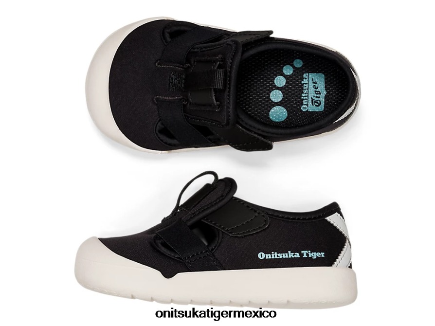 Onitsuka Tiger zapatos 4P8D6N646 negro niños sandalia méxico 66