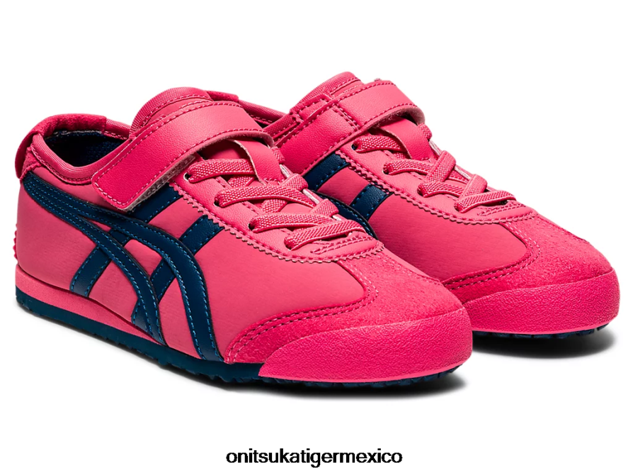 Onitsuka Tiger zapatos 4P8D6N647 camafeo rosa/azul mako niños México 66