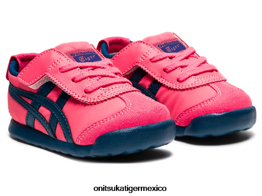 Onitsuka Tiger zapatos 4P8D6N648 camafeo rosa/azul mako niños México 66