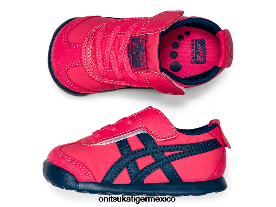 Onitsuka Tiger zapatos 4P8D6N648 camafeo rosa/azul mako niños México 66