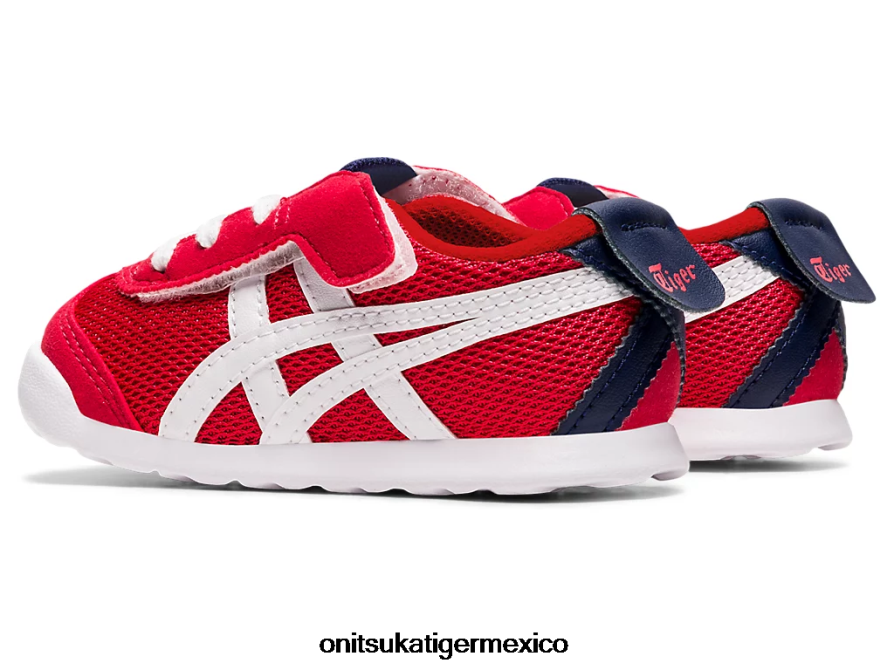 Onitsuka Tiger zapatos 4P8D6N650 clásico rojo/blanco niños México 66