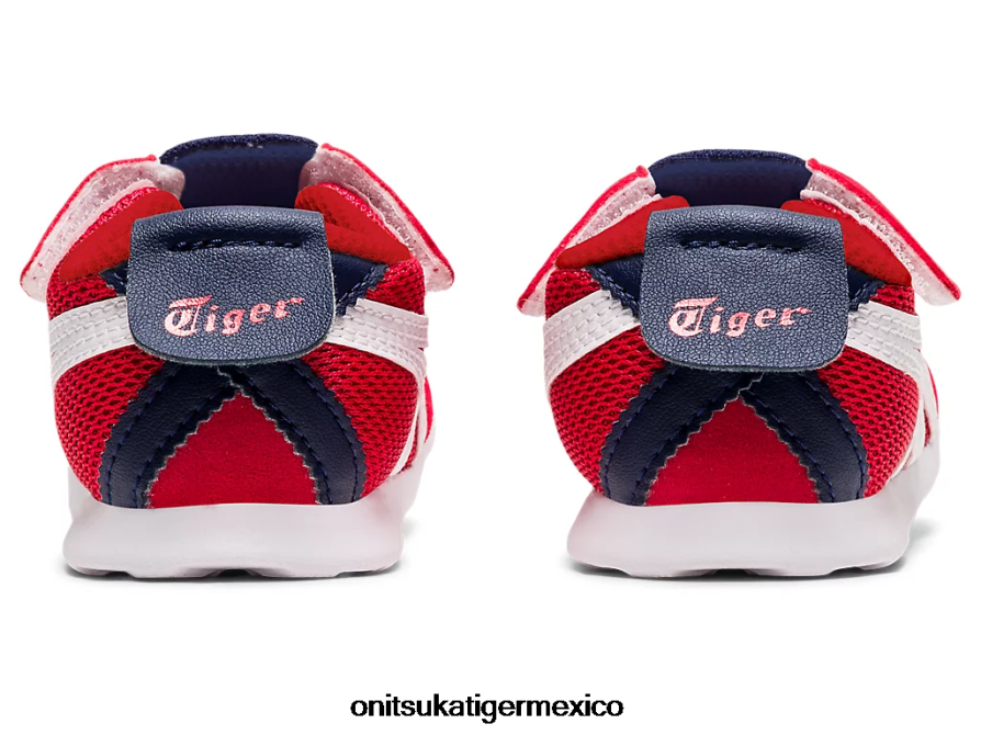 Onitsuka Tiger zapatos 4P8D6N650 clásico rojo/blanco niños México 66