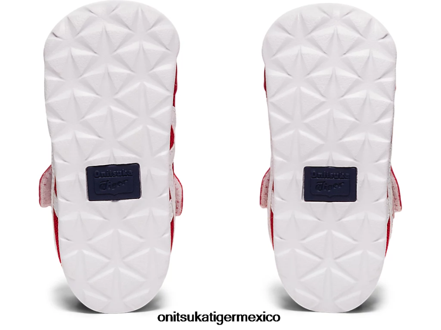 Onitsuka Tiger zapatos 4P8D6N650 clásico rojo/blanco niños México 66