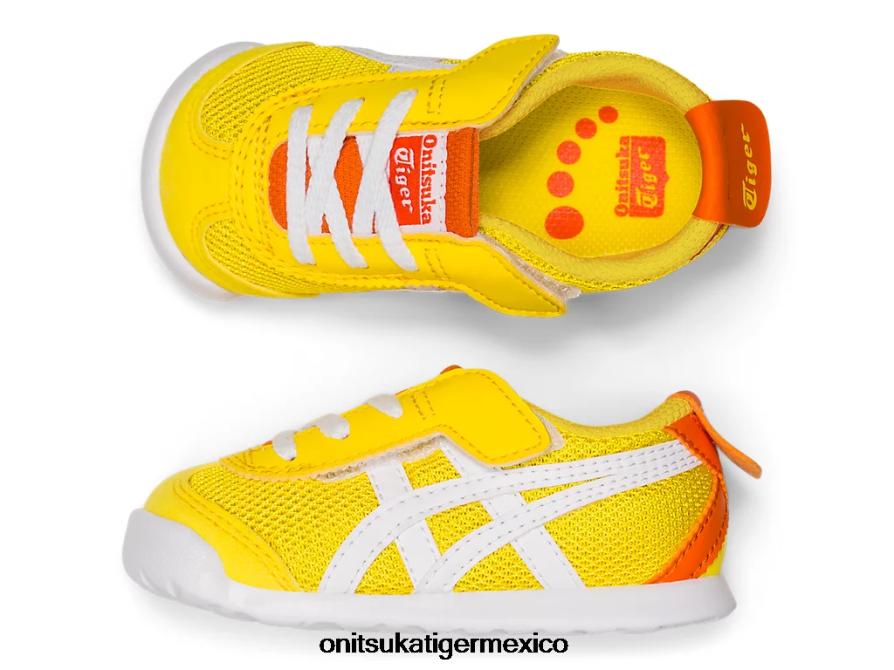 Onitsuka Tiger zapatos 4P8D6N654 amarillo vibrante/blanco niños México 66