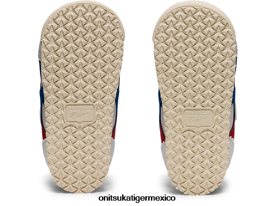 Onitsuka Tiger zapatos 4P8D6N658 blanco/azul directorio niños mexico mid-runner ts
