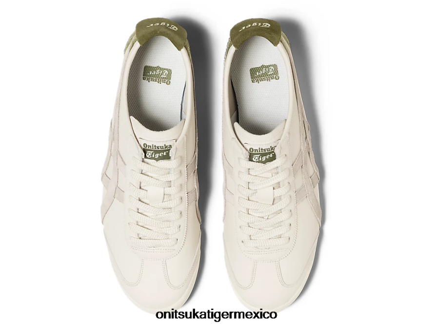 Onitsuka Tiger zapatos 4P8D6N66 crema/verde bronce unisexo México 66