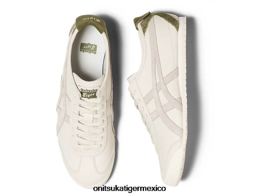 Onitsuka Tiger zapatos 4P8D6N66 crema/verde bronce unisexo México 66