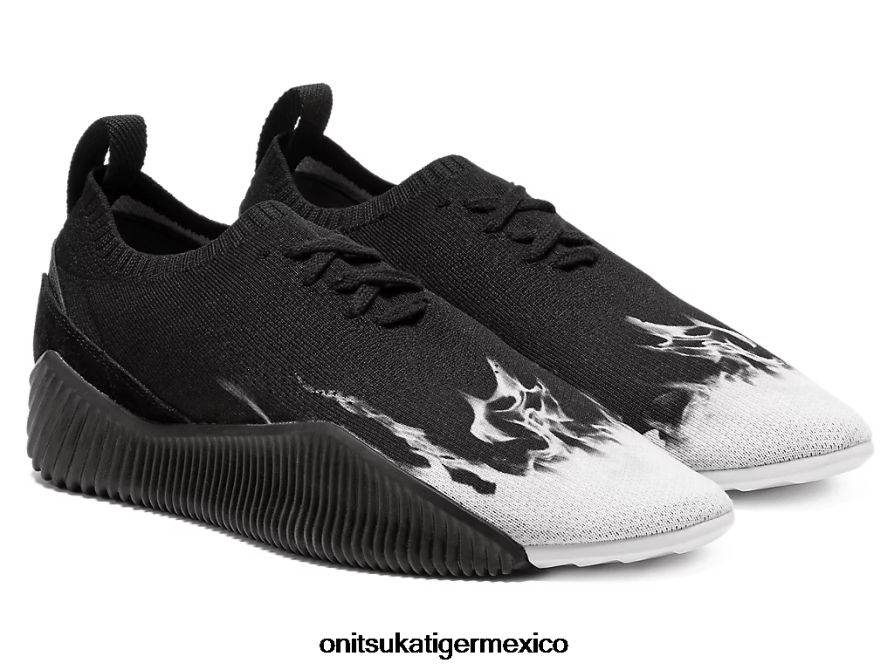 Onitsuka Tiger zapatos 4P8D6N68 blanco negro unisexo tejido acromount