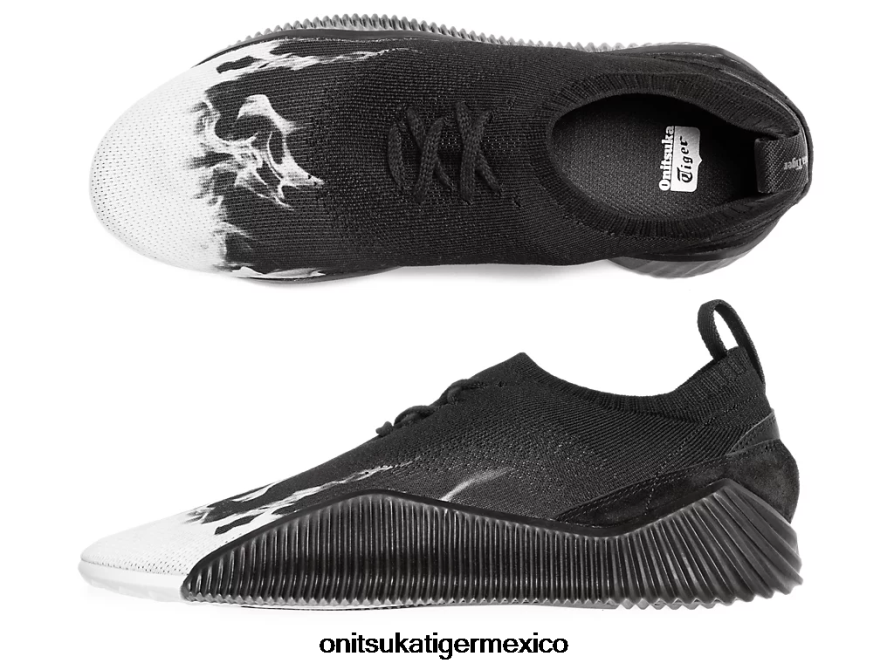 Onitsuka Tiger zapatos 4P8D6N68 blanco negro unisexo tejido acromount