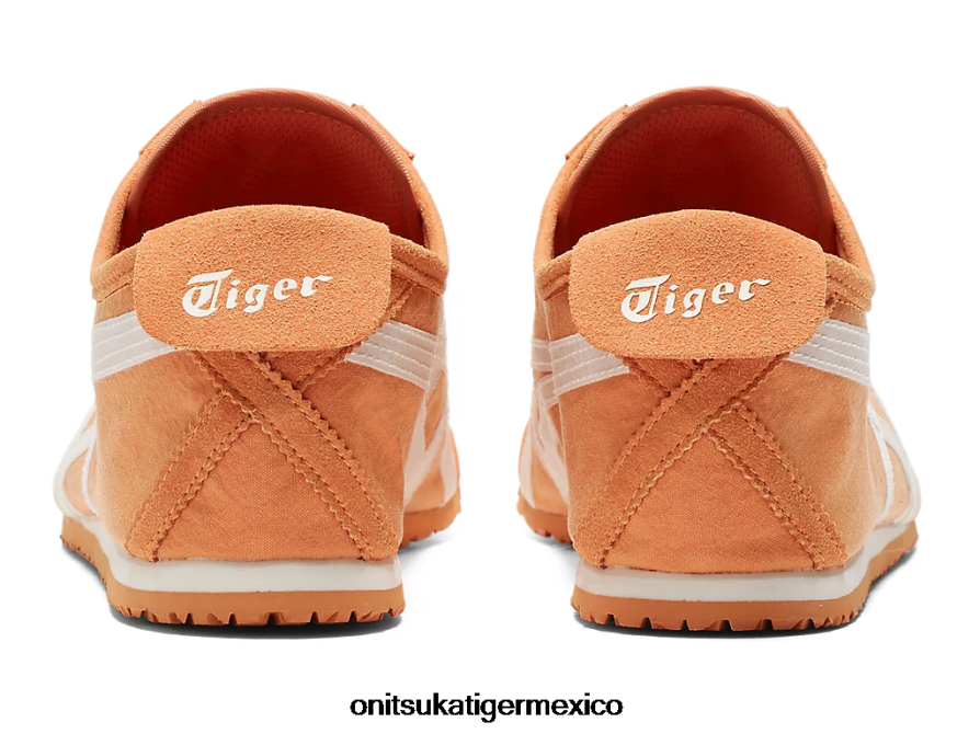 Onitsuka Tiger zapatos 4P8D6N8 naranja óxido/crema unisexo México 66 sin cordones