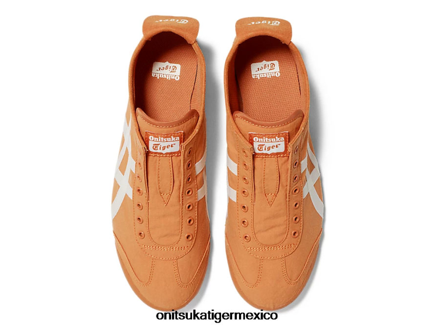 Onitsuka Tiger zapatos 4P8D6N8 naranja óxido/crema unisexo México 66 sin cordones