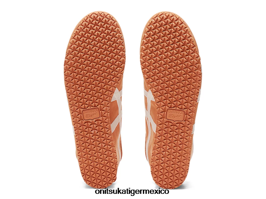 Onitsuka Tiger zapatos 4P8D6N8 naranja óxido/crema unisexo México 66 sin cordones