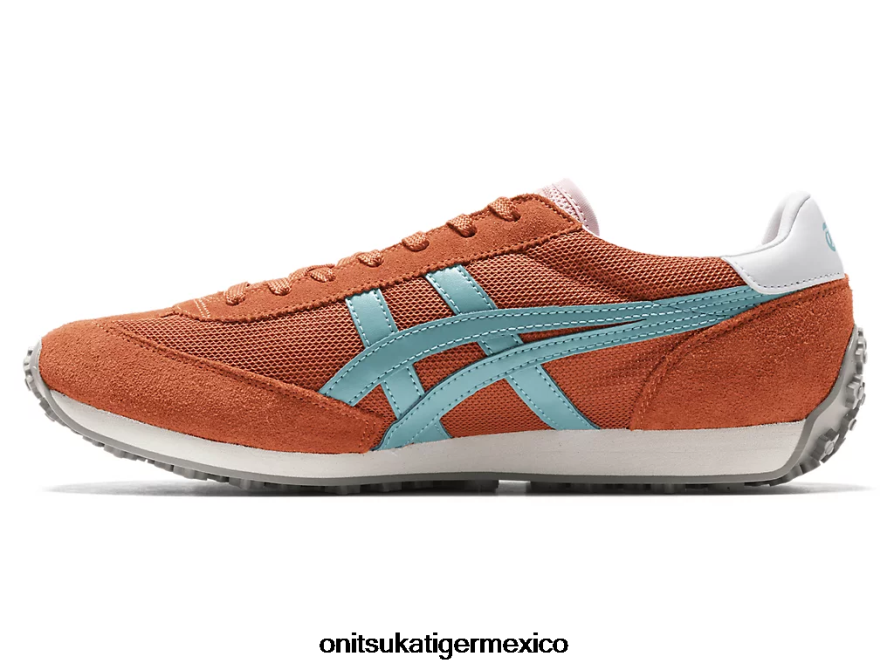 Onitsuka Tiger zapatos 4P8D6N81 naranja picante/turquesa polvoriento unisexo edición 78