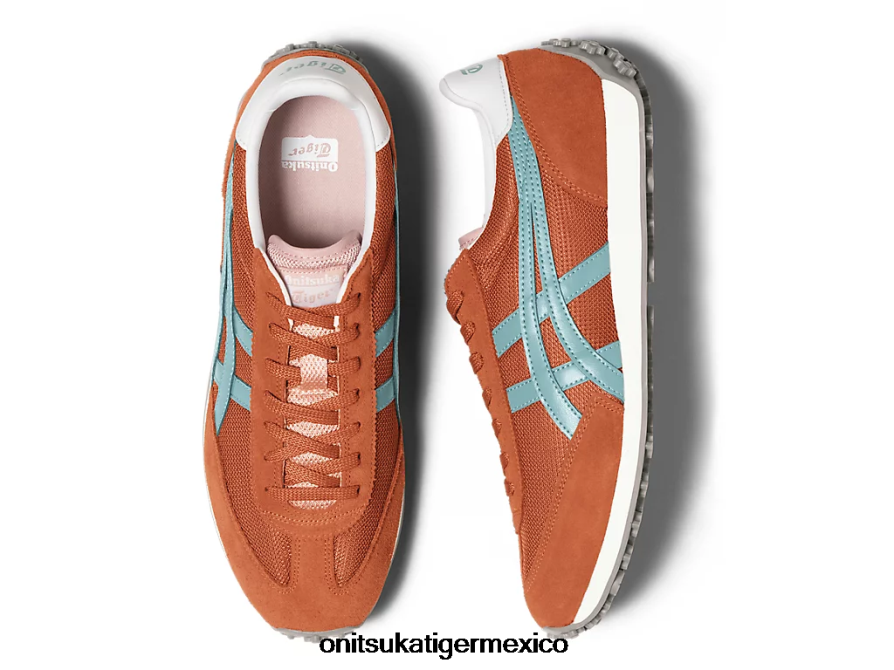 Onitsuka Tiger zapatos 4P8D6N81 naranja picante/turquesa polvoriento unisexo edición 78