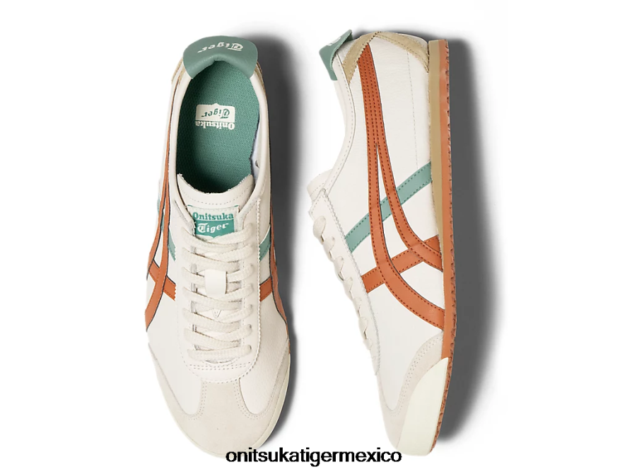 Onitsuka Tiger zapatos 4P8D6N86 crema/naranja picante unisexo México 66