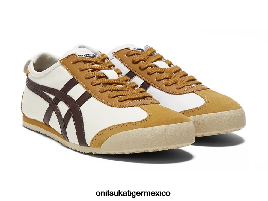 Onitsuka Tiger zapatos 4P8D6N88 crema/marrón regaliz unisexo México 66