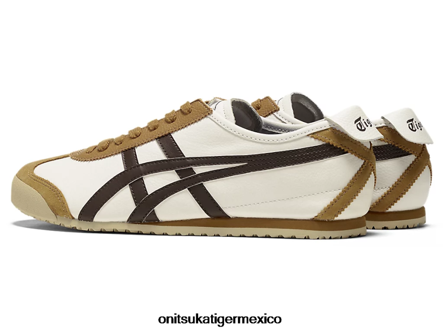 Onitsuka Tiger zapatos 4P8D6N88 crema/marrón regaliz unisexo México 66