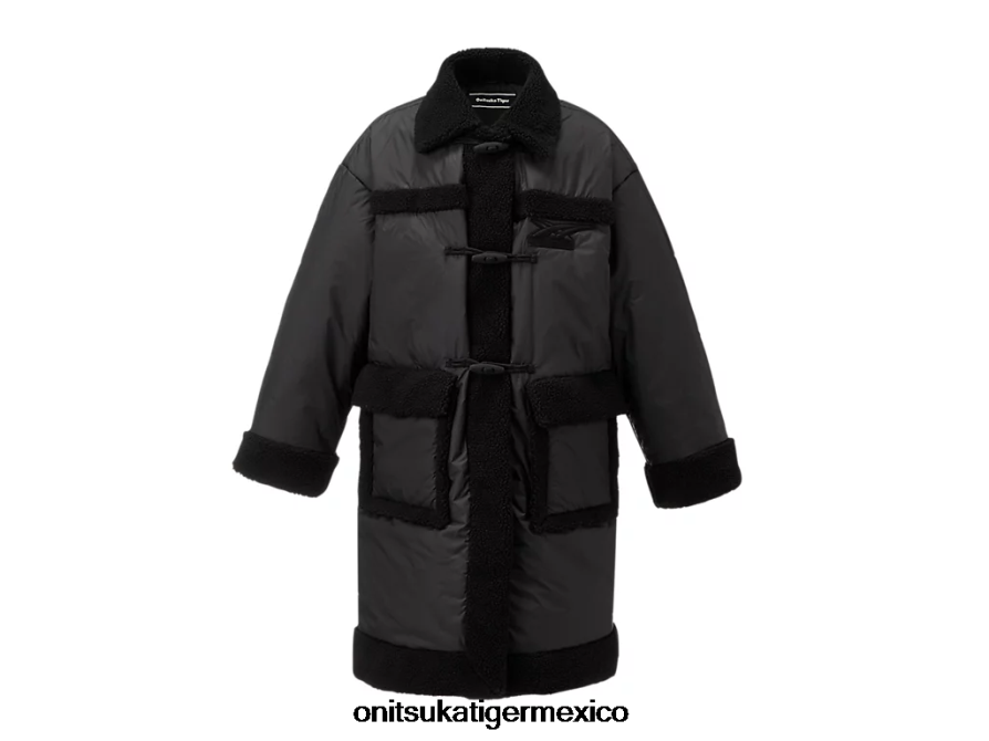 Onitsuka Tiger ropa 4P8D6N422 negro hombres abrigo