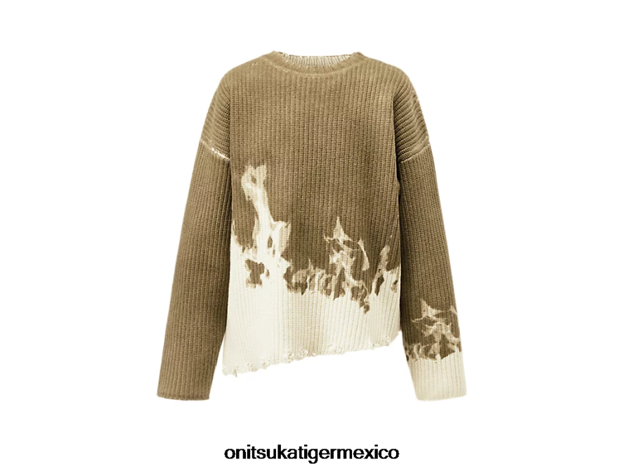 Onitsuka Tiger ropa 4P8D6N428 caqui/blanco hombres de punto superior