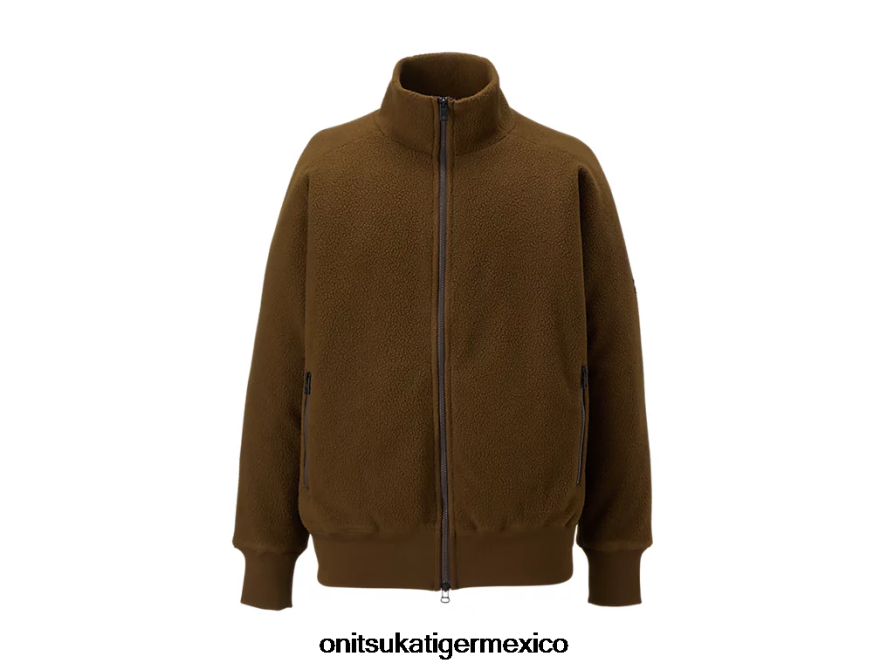 Onitsuka Tiger ropa 4P8D6N445 aceituna hombres cazadora holgada