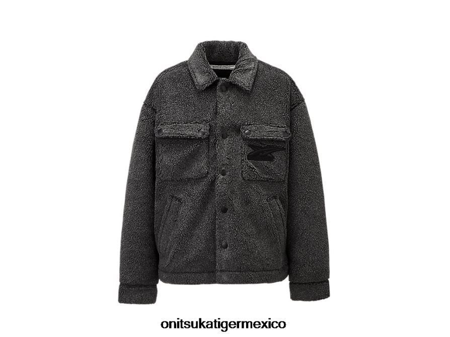 Onitsuka Tiger ropa 4P8D6N460 negro hombres chaqueta