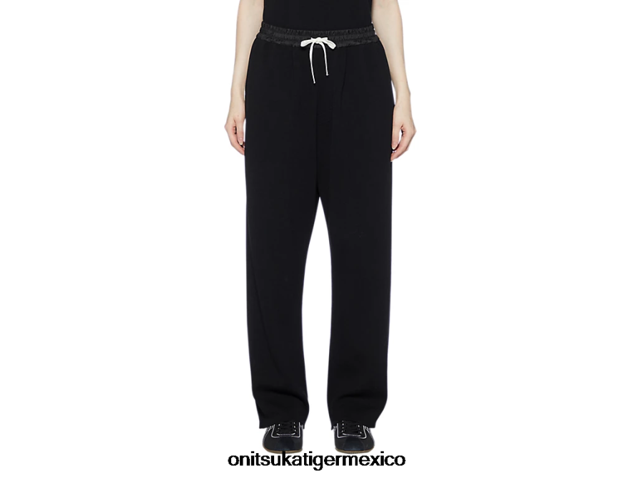 Onitsuka Tiger ropa 4P8D6N512 negro mujer pantalones de punto