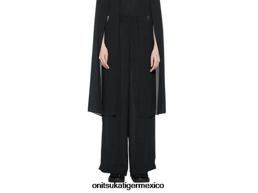Onitsuka Tiger ropa 4P8D6N587 negro mujer pantalones